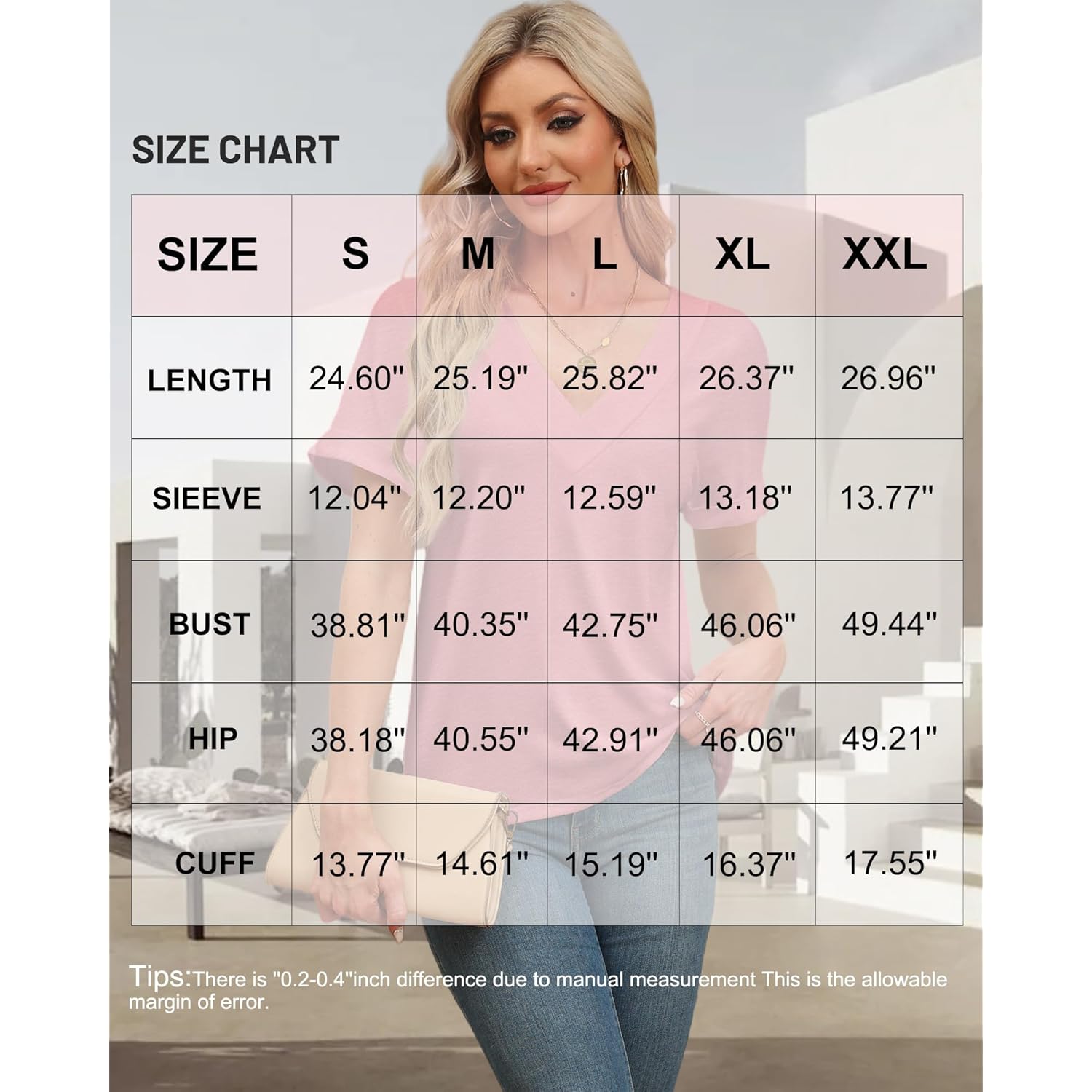 2PCS T Shirts Short Sleeve V Neck Tees Womens Tops Fashion Beach Vacation Clothes 2026 Casual Summer Spring Outfits