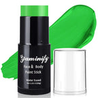 Light Green Face Paint Stick,St Patricks Day Lime Green Body Paint Stick,Washable Face Painting For Monster Frankenstein Witch Elphaba Costume,Halloween Sfx Makeup Paint For Cosplay,1.06 Oz