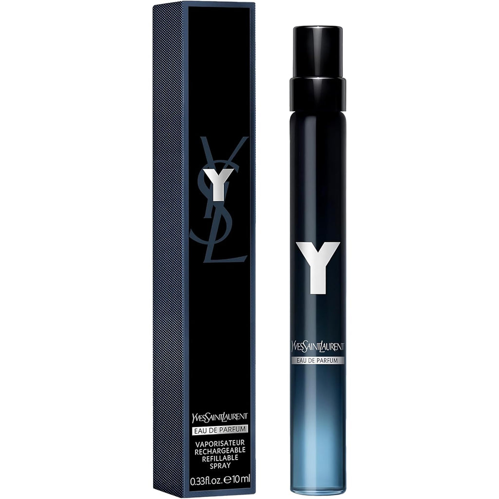 Y by Yves Saint Laurent for Men 0.33 oz Eau de Parfum Travel Spray Refillable