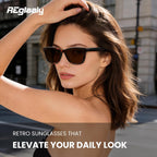 Polarized Sunglasses for Women Trendy Womens Sunglasses Classic Retro Designer Sun Glasses UV Protection Shades