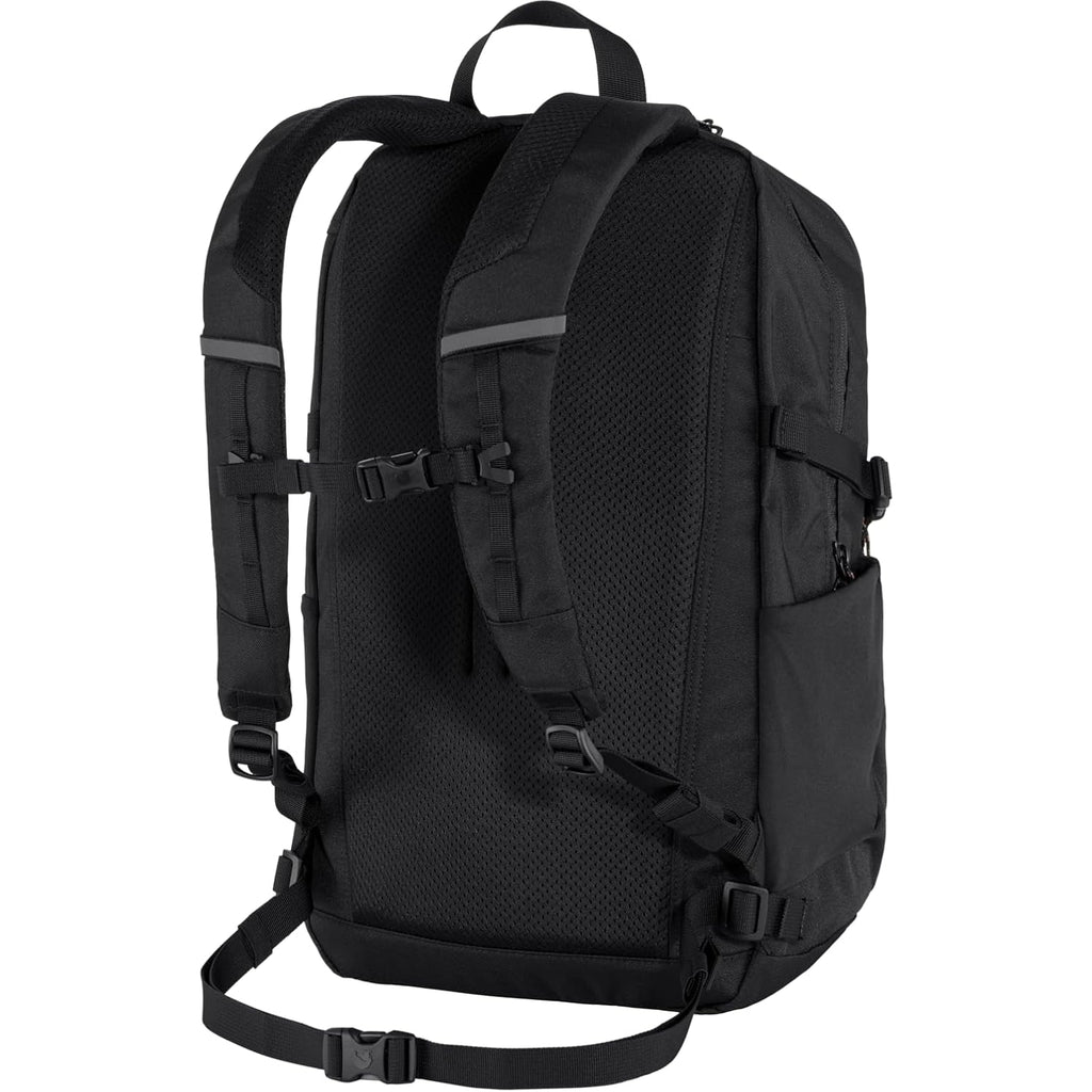 Fjällräven Skule 28 Backpack - Spacious Storage, Padded Back Panel, Breathable Design - Travel, Hiking, Black
