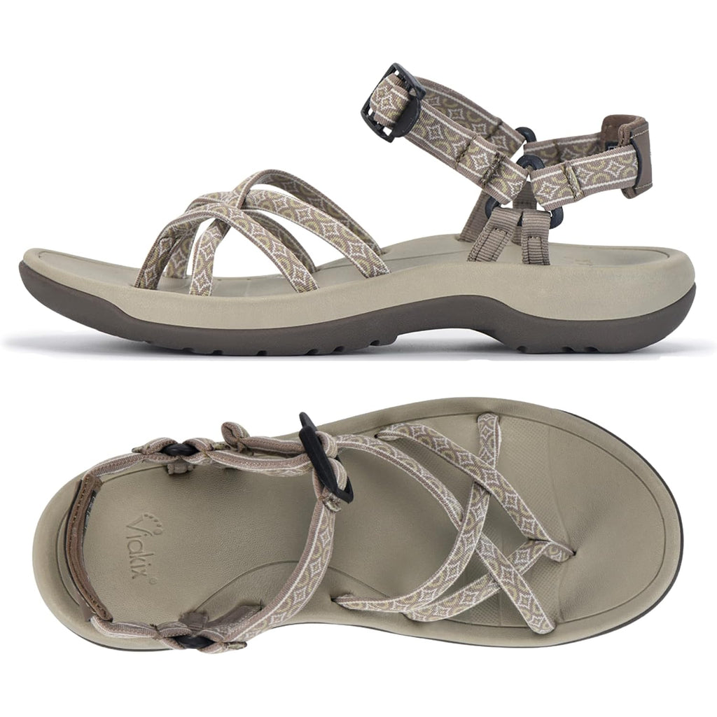 Viakix Women'S Walking Sandals – Premium Comfortable Sport Sandals For Outdoors, Travel, Hiking, Beach & Everyday Wear