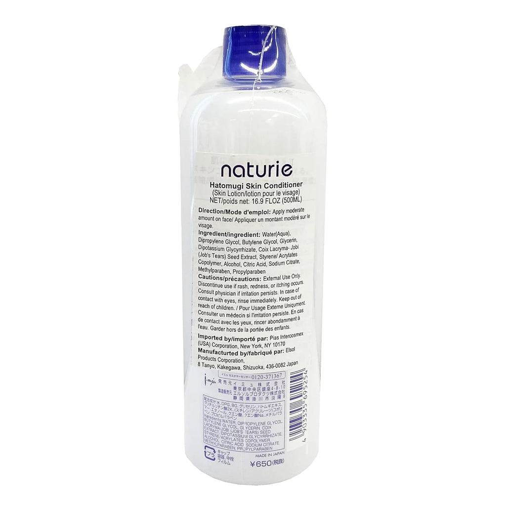 Imju Naturie Hatomugi Skin Conditioner Job'S Tears Lotion 500Ml