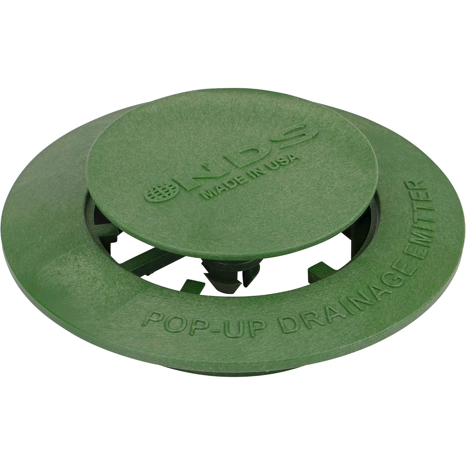 Nds 420C Pop-Up Drainage Emitter, Fits 3-Inch And 4-Inch Sewer And Drain Fittings, Works With Drainage Systems Including Catch Basins And Channel Drains, Green