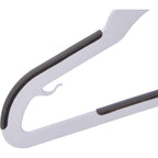 Amazon Basics Plastic Kids Clothes Hangers, Non-Slip, White And Black, 12.8" X 8" X 0.2", 30-Pack