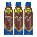 Banana Boat Protective Tanning Dry Oil Clear Spray Sunscreen Spf 15, 6Oz, Pack Of 3