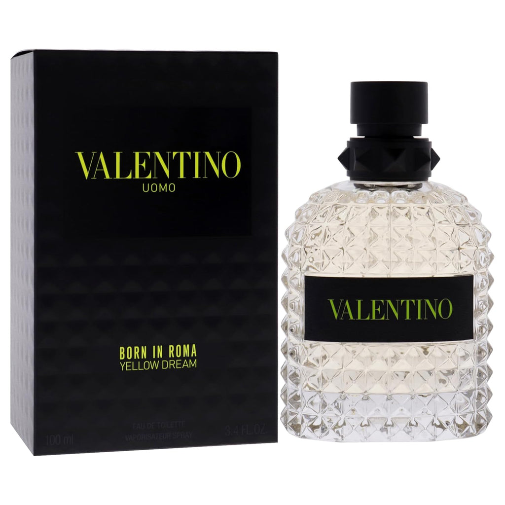 Valentino Uomo Born In Roma Yellow Dream for Men - 3.4 oz EDT Spray