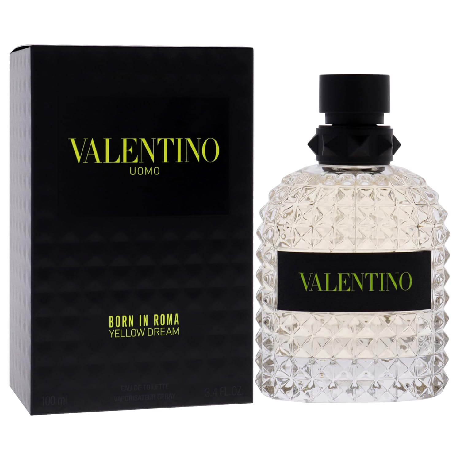 Valentino Uomo Born In Roma Yellow Dream for Men - 3.4 oz EDT Spray