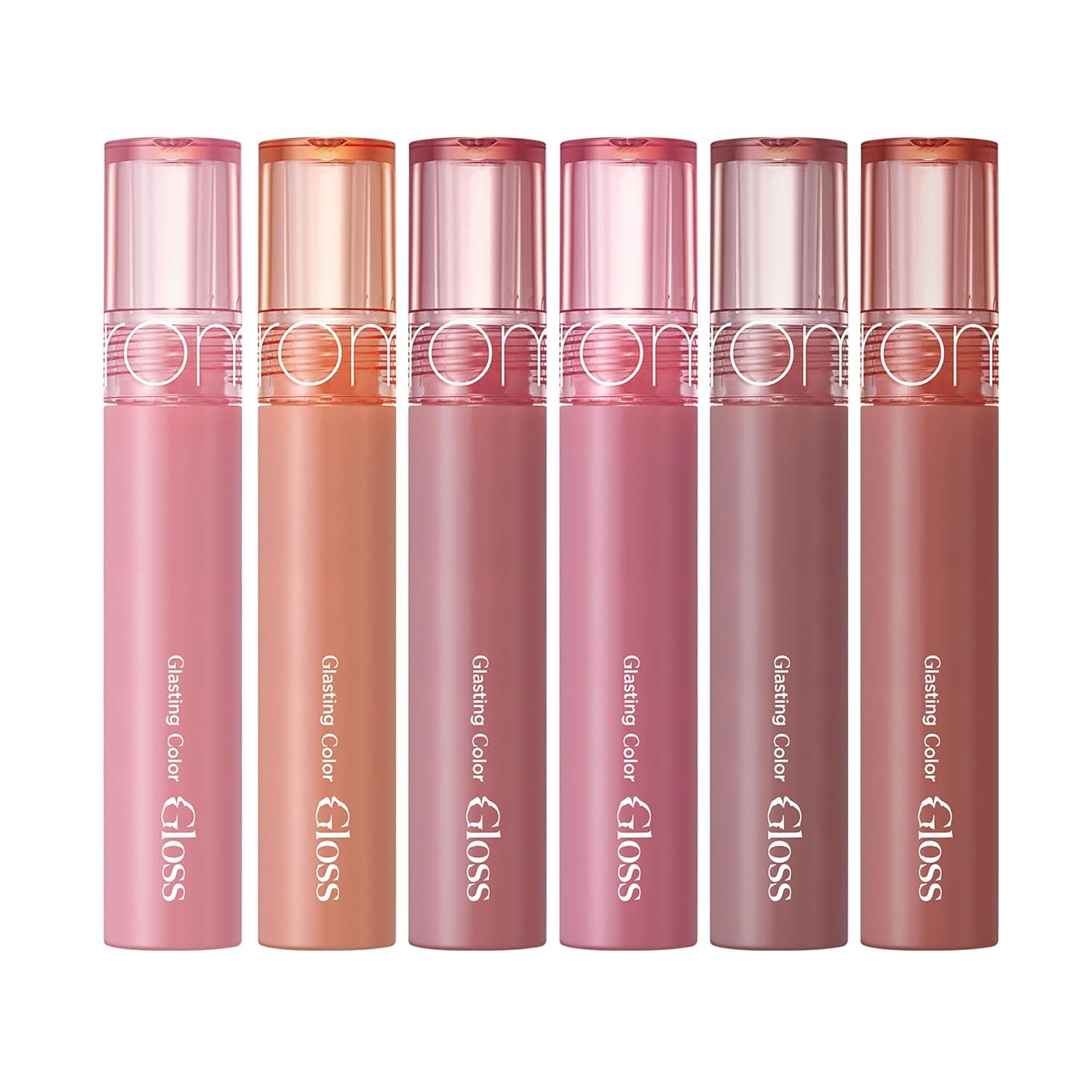 rom&nd GLASTING COLOR GLOSS 01 PEONY BALLET - K-Beauty Viral Plumping Lip Gloss | Mirror Shine, Hydrating, Non-Sticky, Long-Lasting "Bunny Tongue" Light Pink for Soft Girl Aesthetic