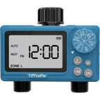 Sprinkler Timer Outdoor, Digital Programmable For Garden Hose, Irrigrtion Timer With Rain Delay And Manual Mode (2 Oulets, 1 Pack)