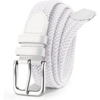 Men'S Belt Braided Stretch Belt For Men Golf Pants Casual Shorts Jeans