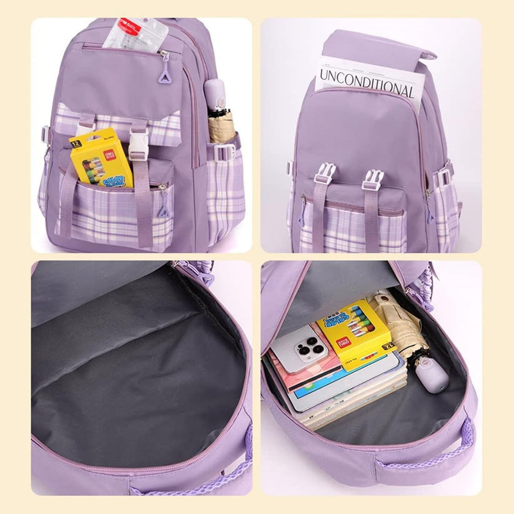 Cartoon Backpack For Women, Large Capacity Travel Backpack Commuter Bag