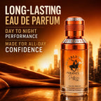 Beverly Hills Polo Club Saffron Oud Eau De Parfum For Men – 3.4 Fl Oz / 100Ml | Rich Oriental Saffron & Oud Cologne | Long-Lasting All-Day Masculine Fragrance Spray