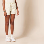 Women's Stretch Cotton Mid-Rise Pull-On Relaxed-Fit Shorts