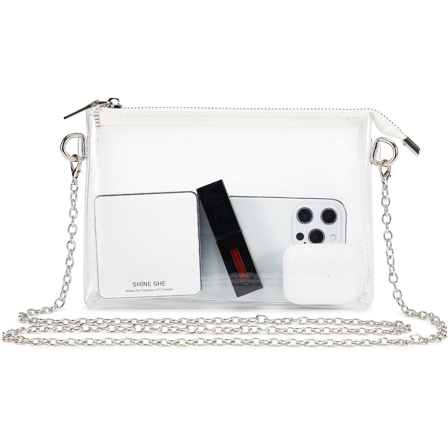 Clear Bag Stadium Approved: Suit For Quick Security Check - Small Transparent Purse For Women
