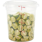 Cambro Food Storage Containers With Lids (Bpa-Free) - 4 Quart - Food Grade Buckets With Lids (2 Pack) - For Dough Proofing And Brining (Translucent)