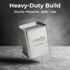 ZOMCHI Blade Disposal Container for Safety Razor Blade Storagement,Razor Blade Disposal Container (Silver)