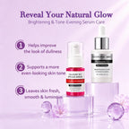 Skincare Routine Set - Facial Care Kit With Cleanser, Serums, Balm & Eye Patches - Hydrating & Daily Skin Care