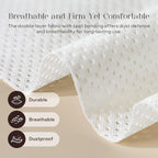 Phantoscope Pillow Inserts, Hypoallergenic 100% Virgin Fiber Square Form Microfiber Throw Pillow Inserts, Couch Bed Pillows 45x45 cm, 18x18 Inch (Pack of 4)