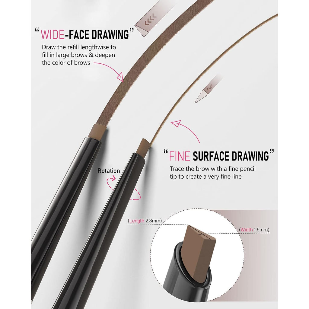 Yfulfill Light Brown Eyebrow Pencil Waterproof For Women - Eye Brow Makeup Pen
