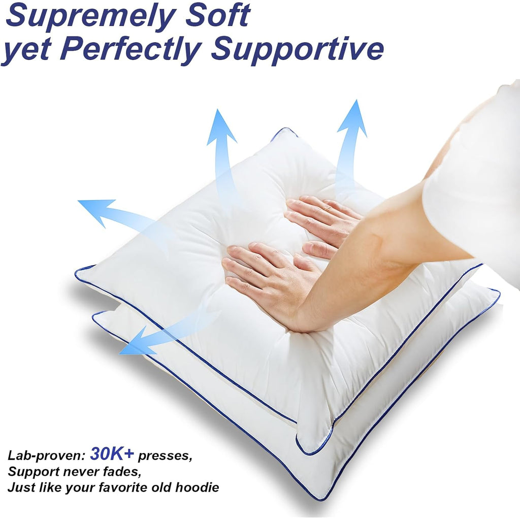 12X20 Pillow Insert Set Of 2, Hypoallergenic Lumbar Pillow Inserts,Soft Rectangular Cushionfor Couch, Sofa – Oeko-Tex Certified Virgin Down Alternative Filling, Machine Washable