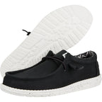 Heydude Men’S Wally Stretch Canvas Loafers | Lightweight Slip On Shoes | Casual Walking, Travel & Everyday Style