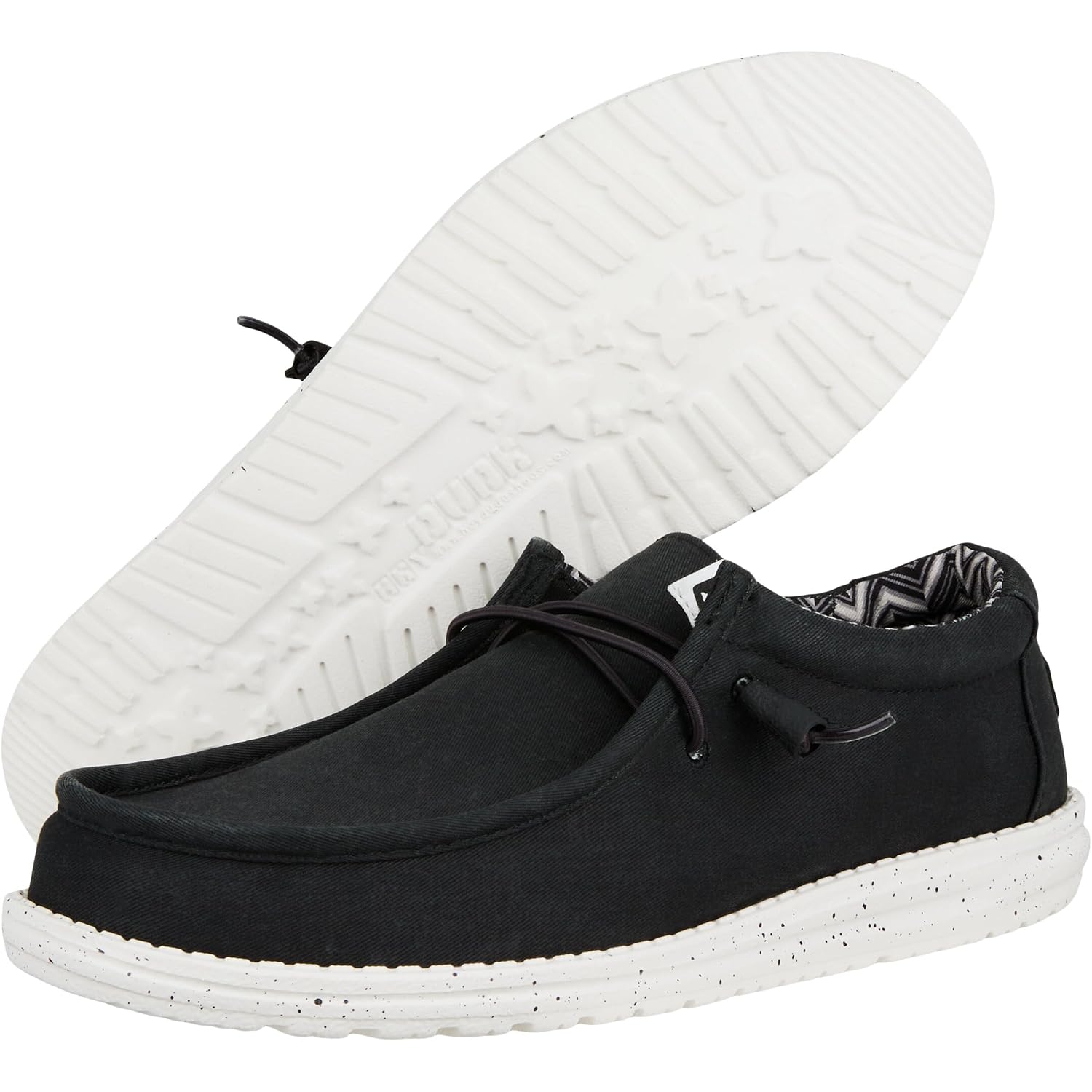 Heydude Men’S Wally Stretch Canvas Loafers | Lightweight Slip On Shoes | Casual Walking, Travel & Everyday Style