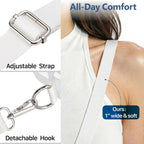 Clear Bag For Stadium Events - Clear Purses For Women Transparent Crossbody Messenger Bag For Concerts Game Day