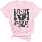 Katseye Vintage Style Photo Collage T Shirt Retro Pop Culture Casual Streetwear Tee