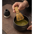 Matcha Whisk - Bamboo Whisk For Matcha Powder, Handcrafted Organic Traditional Japanese Chasen, 100-Prong Matcha Stirrer Wisk Mixer Brush For Authentic Tea Preparation