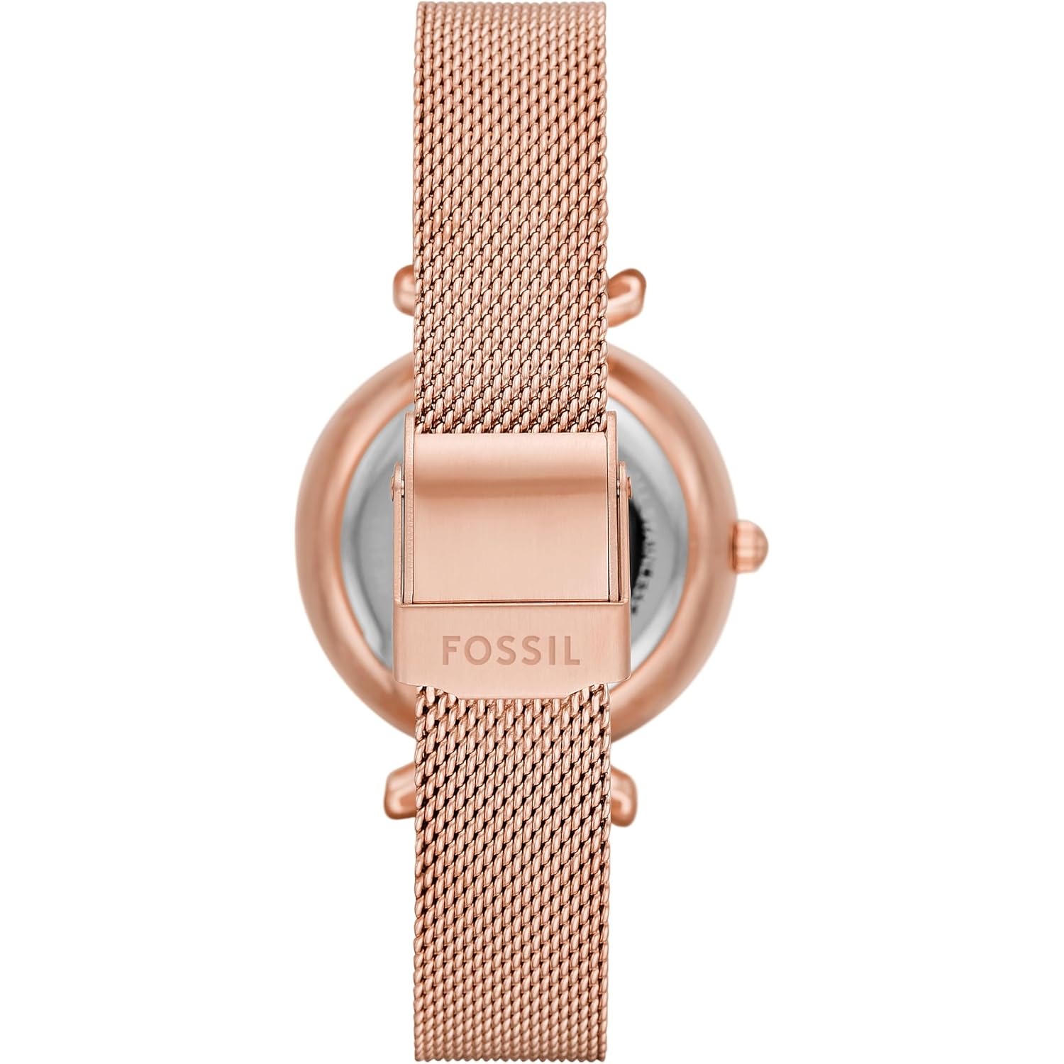 Fossil Women'S Carlie Automatic Stainless Steel Mesh Three-Hand Watch For Women,