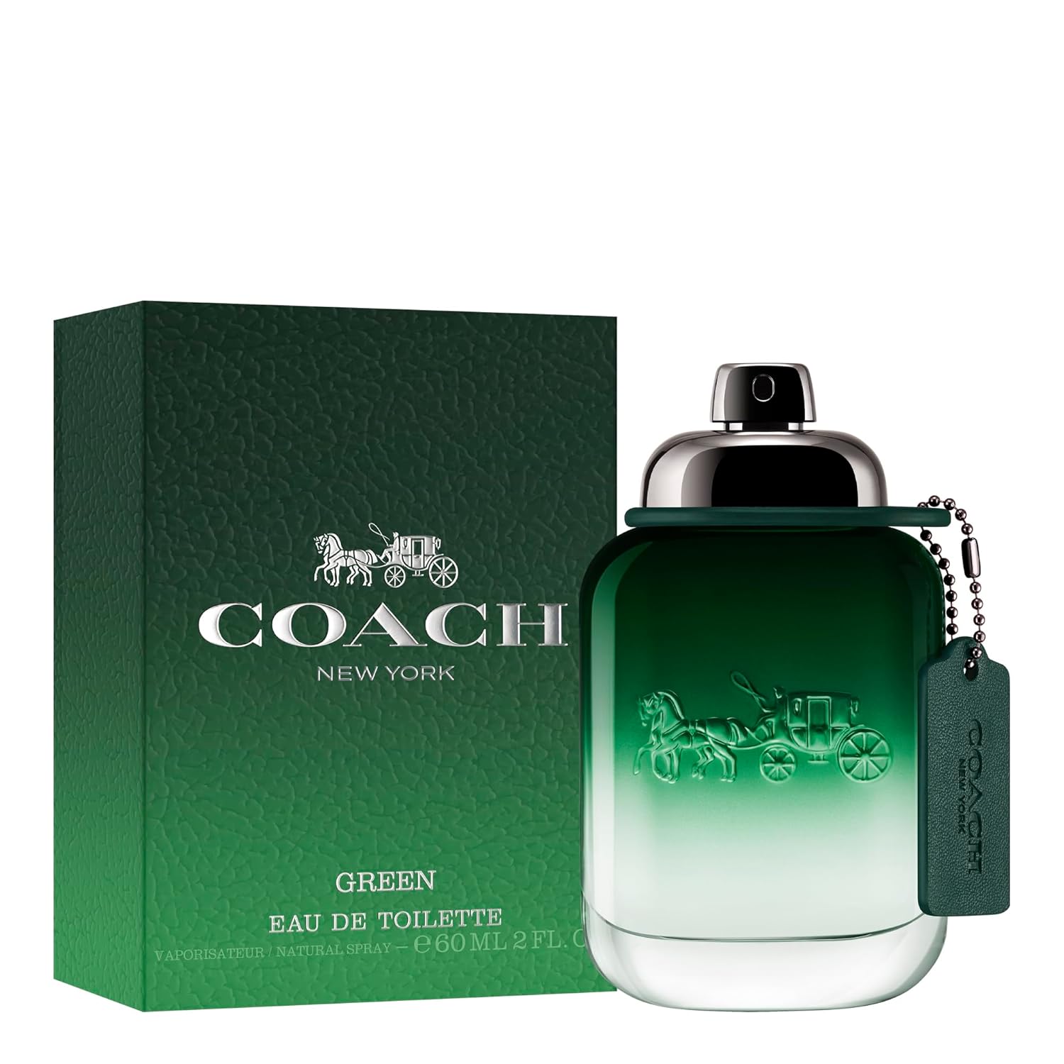 Coach - Green Eau de Toilette - Men's Fragrance - Fruity & Green - With notes of Kiwi, Rosemary Essence & Crystal Moss