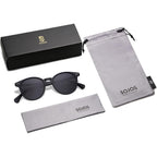 Sojos Small Round Classic Polarized Sunglasses For Women Men Vintage Style Uv400 Lens May Sj2113