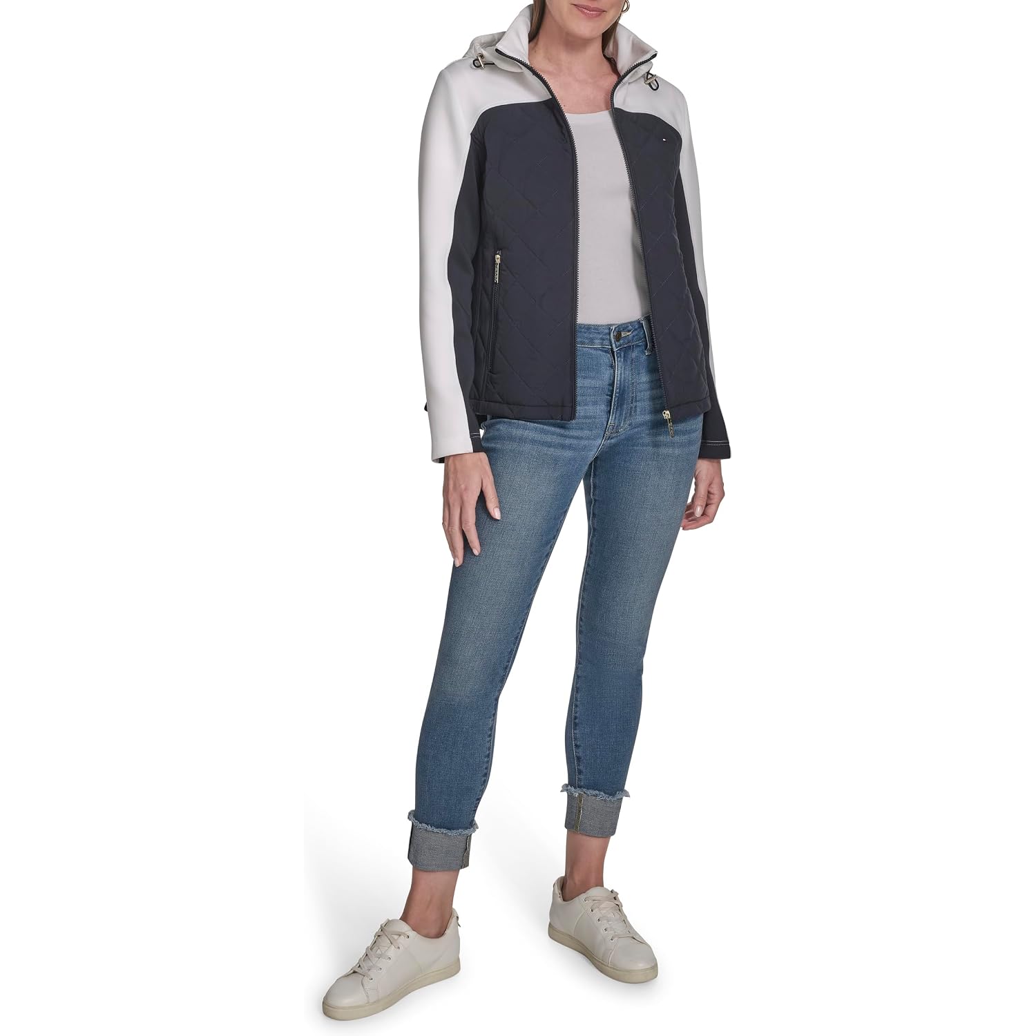 Tommy Hilfiger Women'S Quilted Scuba Outerwear