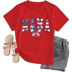 4th of July Tank Tops for Women-Bow Patriotic Tank Top American Flag Shirt Red White Blue Tank Top Women USA Tops
