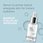 Neutrogena Hydro Boost Glow Booster Primer & Serum, Hydrating & Moisturizing Face Serum-To-Primer Hybrid, Infused With Purified Hyaluronic Acid & Designed To Instantly Hydrate, 1.0 Fl. Oz