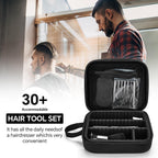 14Pcs Hair Cutting Kit With Barber Bag, Haircut Scissors, Barber Cape With Adjustable Neck Size&Neck Duster Brush, Profesional Barber Accessories For Barber/Salon/Home
