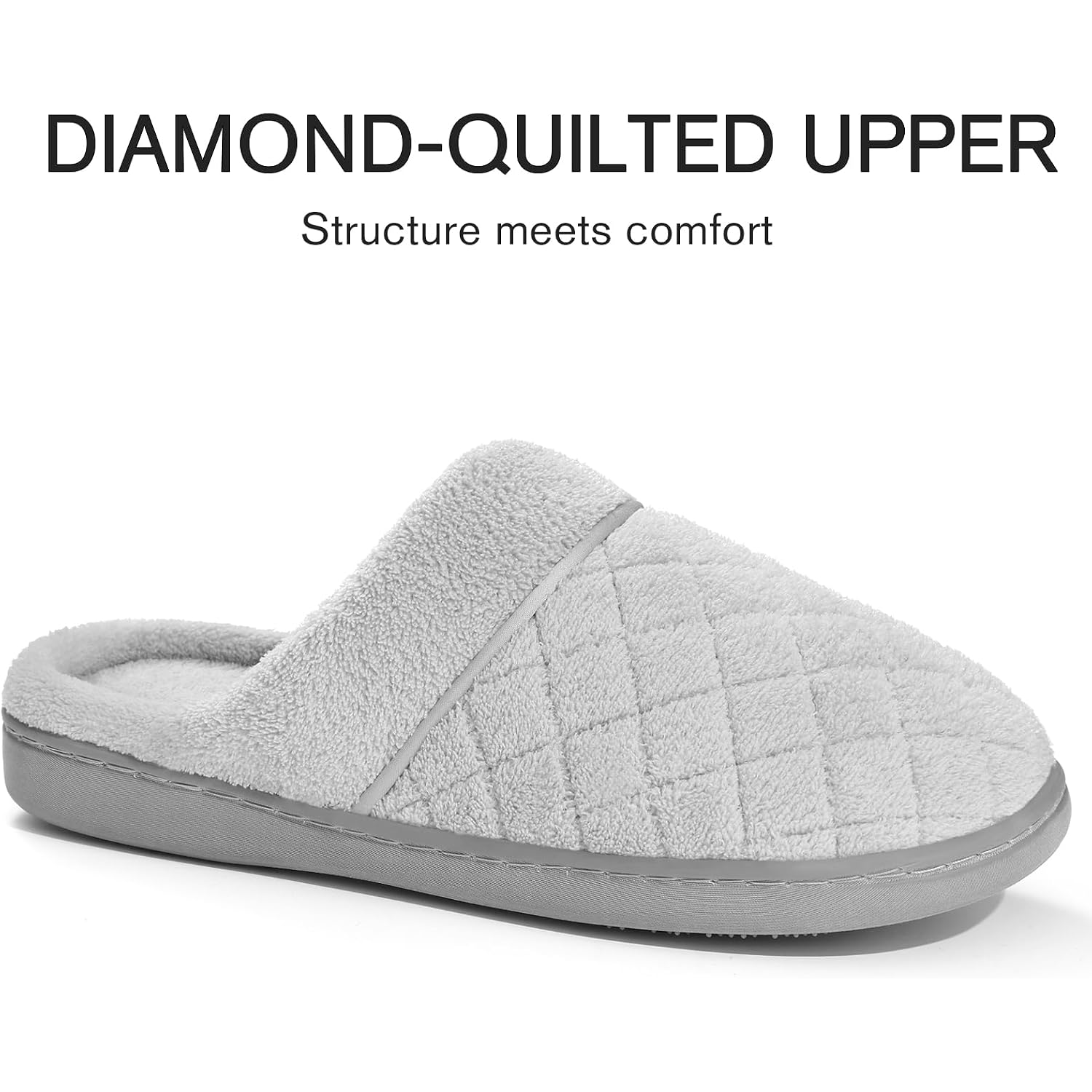 Unisex House Slippers For Women Men Memory Foam Indoor Bedroom Shoes
