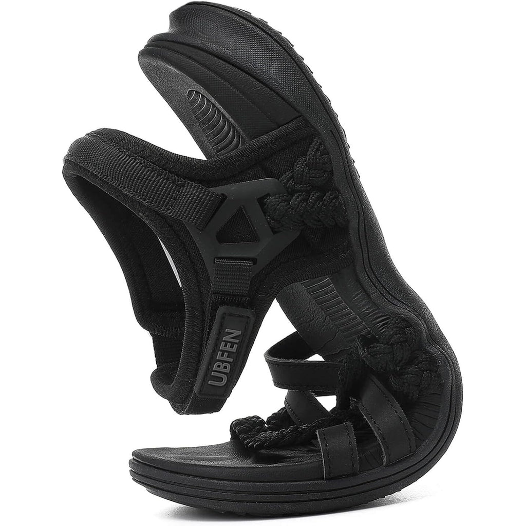 Ubfen Womens Hiking Comfort Sport Sandals Beach Vacation Camping Casual Sport Sandals With Adjustable Straps And Arch Support