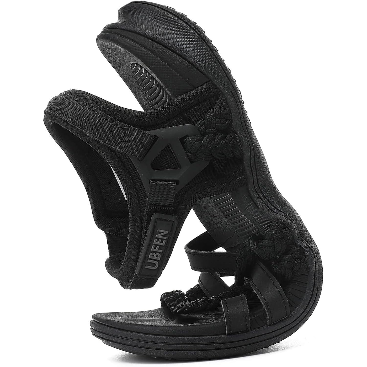 Ubfen Womens Hiking Comfort Sport Sandals Beach Vacation Camping Casual Sport Sandals With Adjustable Straps And Arch Support