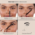 Anastasia Beverly Hills Brow Definer - 3-In-1 Triangular-Tipped Retractable Eyebrow Pencil With Spoolie - Multi-Functional Definer To Fill, Detail & Blend Brows