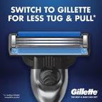 Gillette Mach3 Turbo Mens Razor Blade Refills, 17 Count