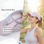 Women Backless Ponytail Baseball Cap for Curly Hair, Afro Puff, High Messy Bun, Adjustable Perforated Ponycap Breathable Flower Cutouts - Wonder Taupe