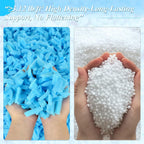 Bean Bag Filler, 5Lbs Gel Shredded Memory Foam Filling, High Density Refill & Replacement Foam For Bean Bag Chair, Pillow Stuffing, Couch Cushions, Dog Bed, Pouf Ottoman, Stuffed Animals, Arts Crafts