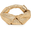 SIMONMILLER Women's Metallic Raffia Lopsy Bag
