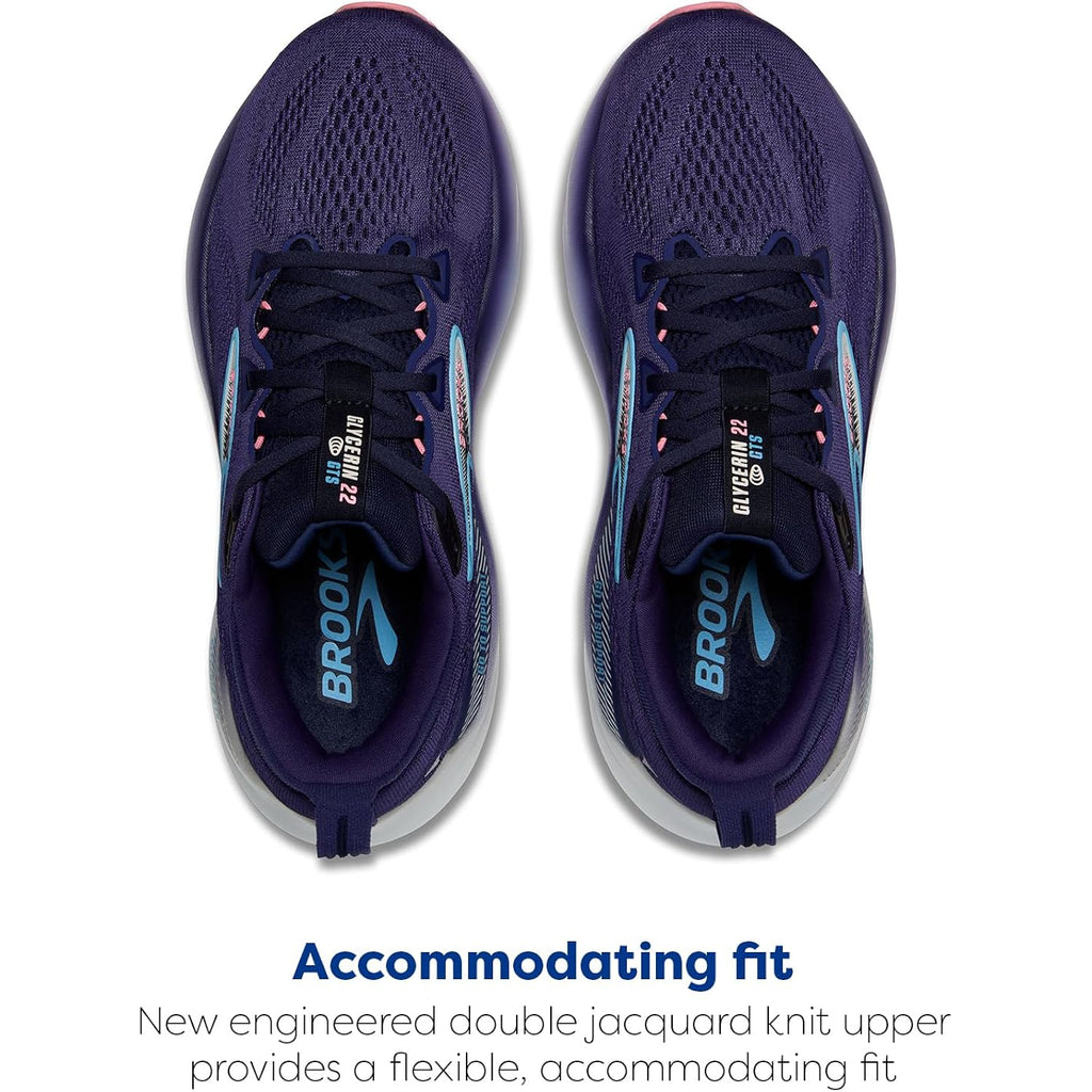 Brooks Women’S Glycerin Gts 22 Supportive Running Shoe