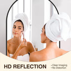 FICTOR Bathroom Mirror for Wall, Arched Vanity Bathroom Mirror for Over Sink, Metal Framed with HD Shatter-Proof Glass for Entryway, Living Room,Bedroom(2 Pack 24” x 36”, Black)