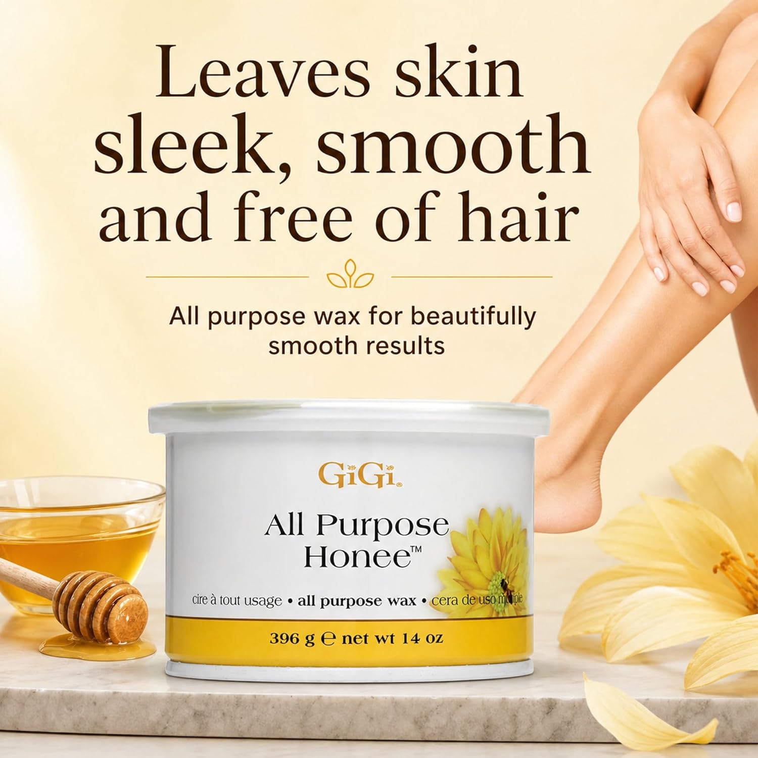 GiGi All Purpose Honee Wax 14 oz (Pack of 2)