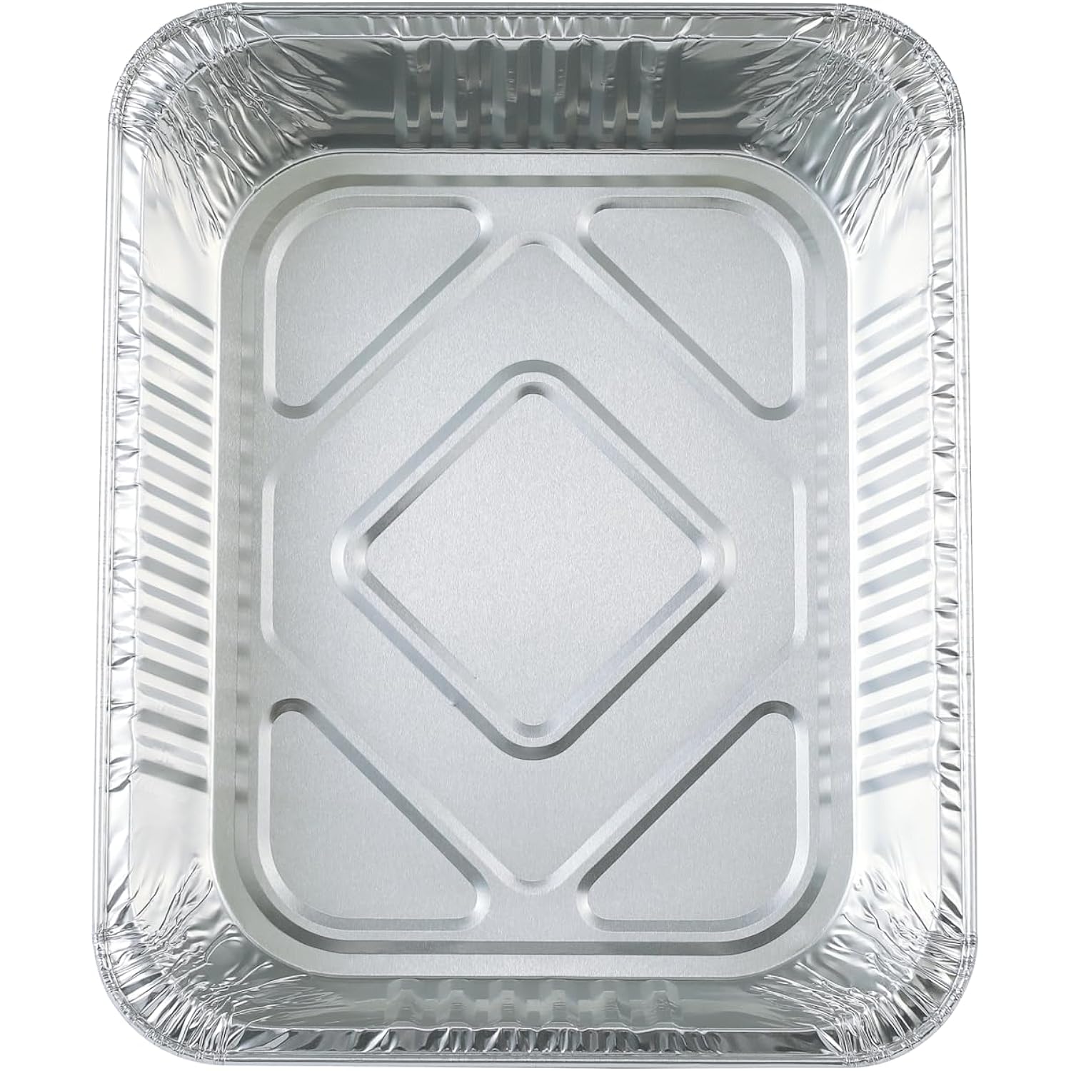 Waytiffer Aluminum Pans 9x13 Disposable Foil Pans (10 Pack) Half Size Deep Steam Table Pans Extra Thick for Baking, Cooking, Roasting, Heating, Serving & Lining Steam-Table Trays