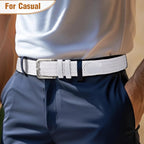 Men'S Belt Braided Stretch Belt For Men Golf Pants Casual Shorts Jeans